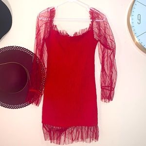 Sexy Red dress perfect for date night. NEW!